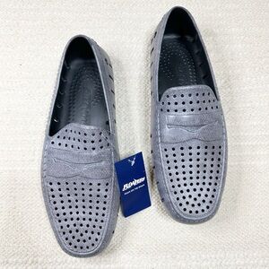 FLOAFERS men's black denim Posh Drive loafers 12 NEW